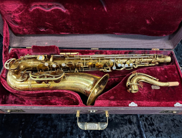 Vintage King 'Zephyr' Original Lacquer Tenor Saxophone - Cleveland OH, Serial #340983